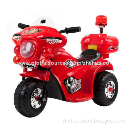 Promotional Kids Ride on Electric BO Ride-on Motorcycle Toy Car with Real Police Light